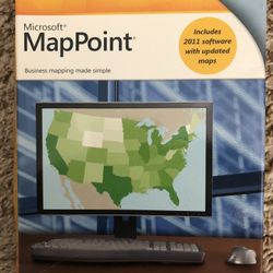 Microsoft MapPoint (Factory Sealed)