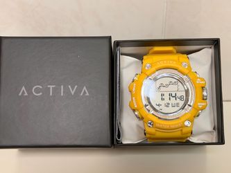 Activa Digital Sport Watch Yellow