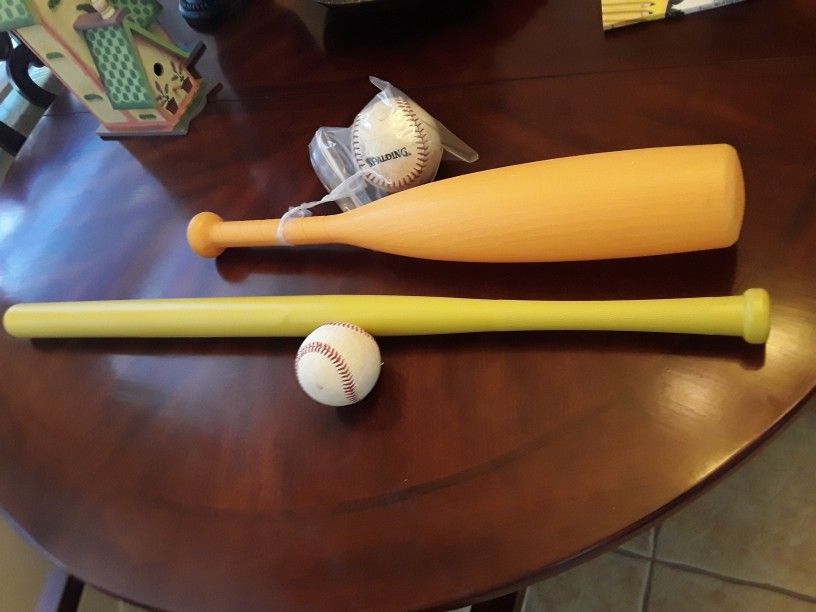 Two Baseball Bat With Ball  $10 For Both In Weeki Wachee Spring Hill