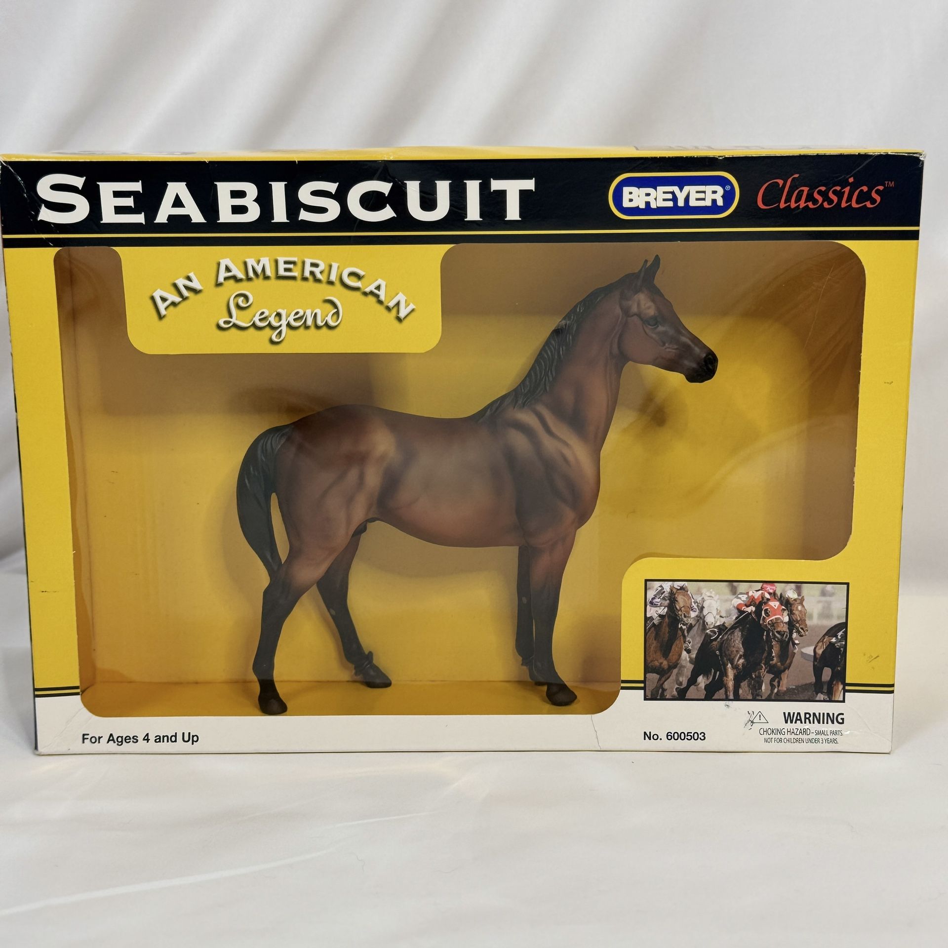 Breyer Classics Seabiscuit #60503 “An American Legend” Collectible Model Horse NIB