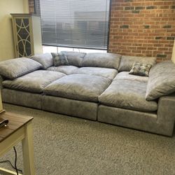 Cloud Couch Sectional Dark Gray