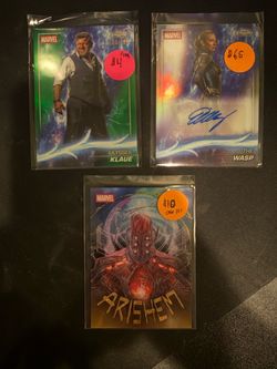 2025 Topps Chrome Marvel Trading Cards Lot
