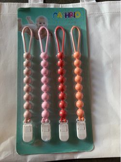 Pacifier clips