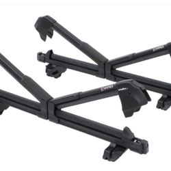 Inno Gravity Ski and Snowboard Carrier - Clamp On - Locking - 6 Pairs of Fat Skis or 4 Boards