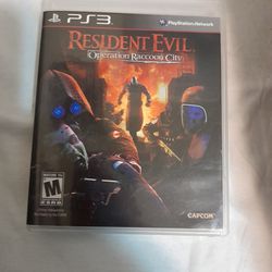 PS3 Resident Evil Operation Racoon City Game