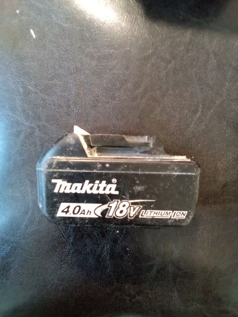 Makita 4.0 AH Lithium Battery 18v