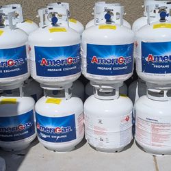 New, 5GALLON FULL, FULL PROPANE TANKS! 