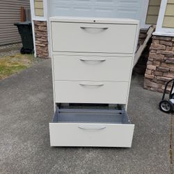 Aluminum   4drawer Filing Cabinet 