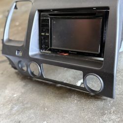 Dual Dash Frame With Pioneer Radio
