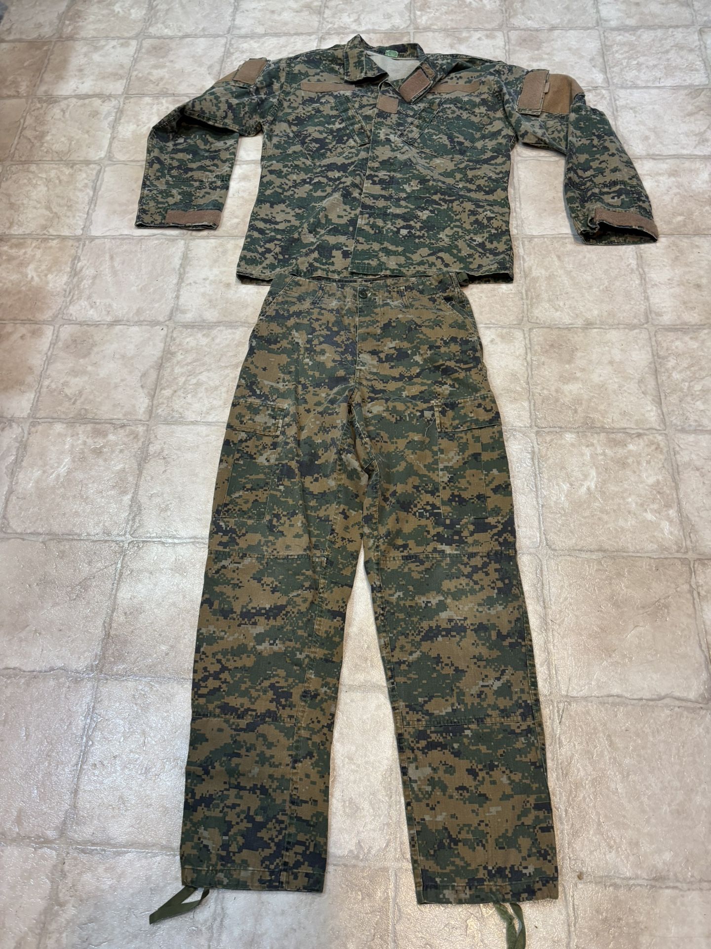 Military Surplus Camo Fatigues, Pants & Shirt