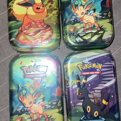 Prismatic Evolutions Mini Tins