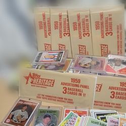 2008 Topps Heritage BOXTOPPERS 1959 Advertising  Panel