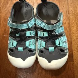 New Kids unisex Keen grey teal strap hybrid quick dry shoes knotch creek Shoes On Sale