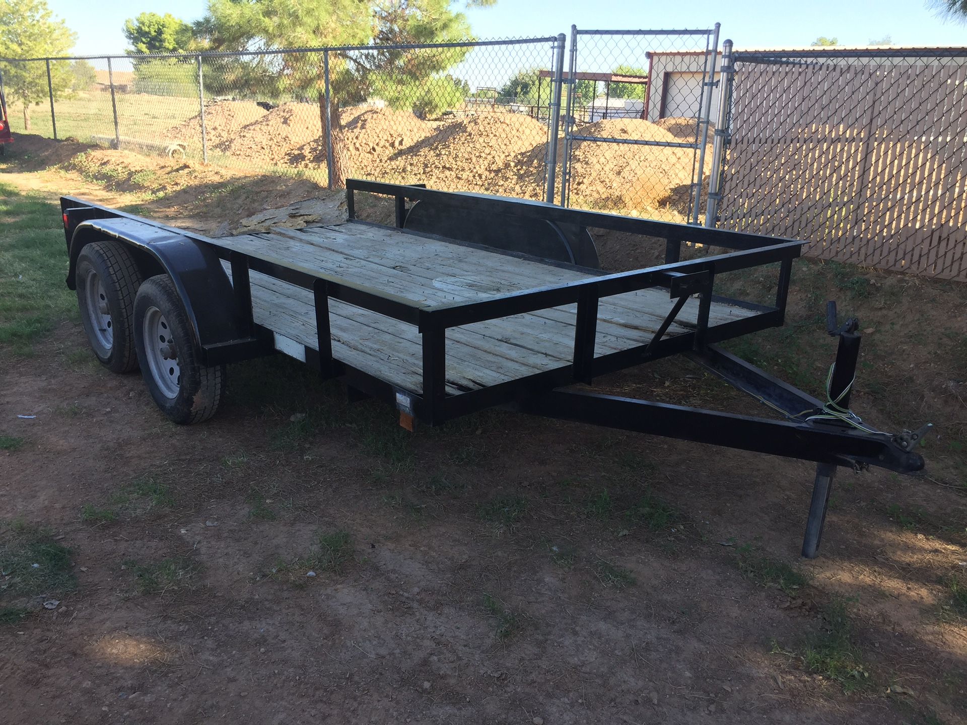 Trailer 12’x77”$1600 Firm