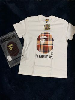 A multi colored  Plaid head T-Shirt