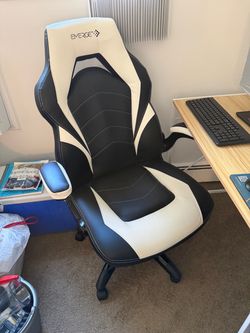 Emerge Gaming Chair Black and White