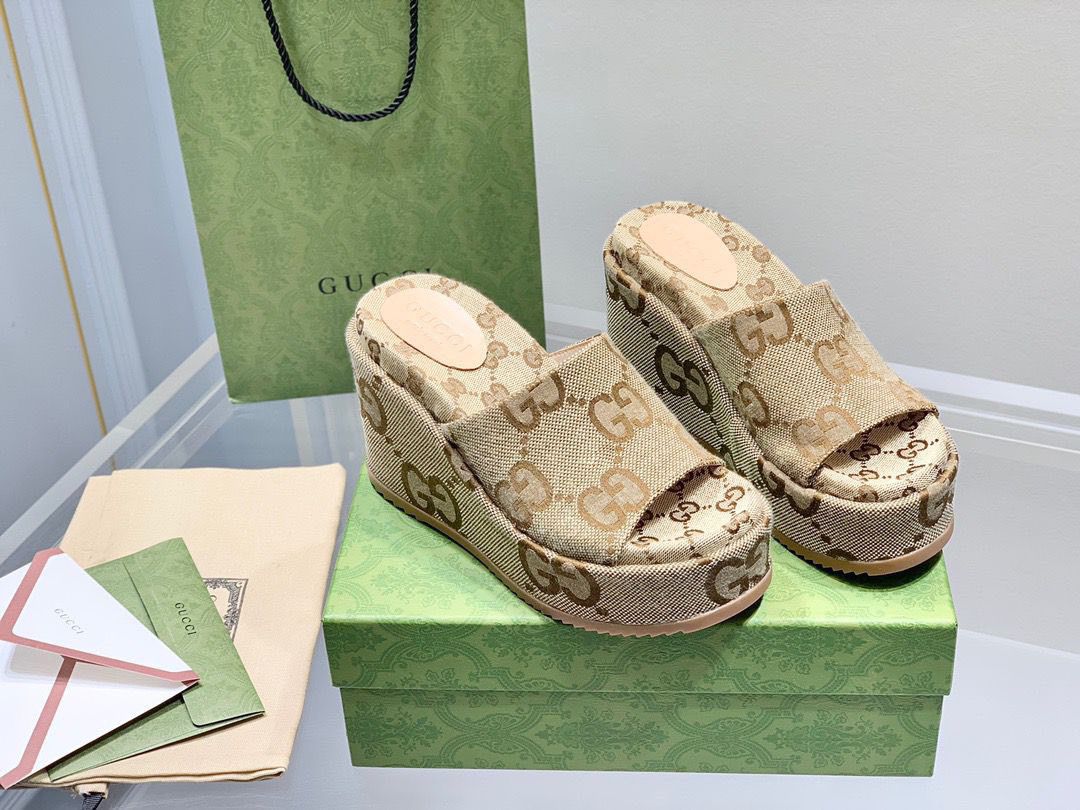 Gucci Platform Slide Sandal 
