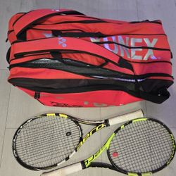 Tennis Bag With Two Rackets