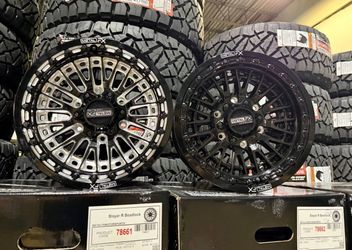 HUGE SALE On Metal FX 15x8 6x5.5 beadlock wheels & 351015 tensor regulator tires for 24-27 CAN AM MAVERICK R XRS 6 LUG UTV SXS (WE FINANCE)