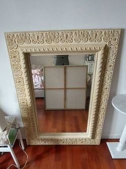 Beautiful Huge Beveled Mirror 51 X 38. 