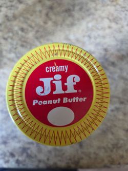 Vintage Jif Creamy Peanut Butter Jar