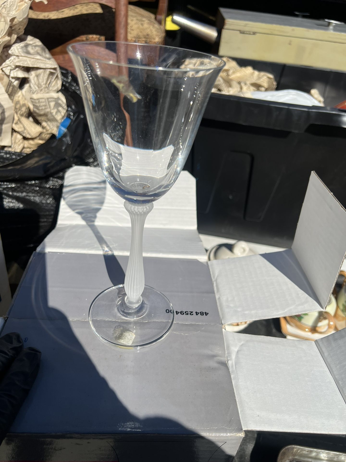Wellesley Goblet Set of 4 Pieces. New In Box 