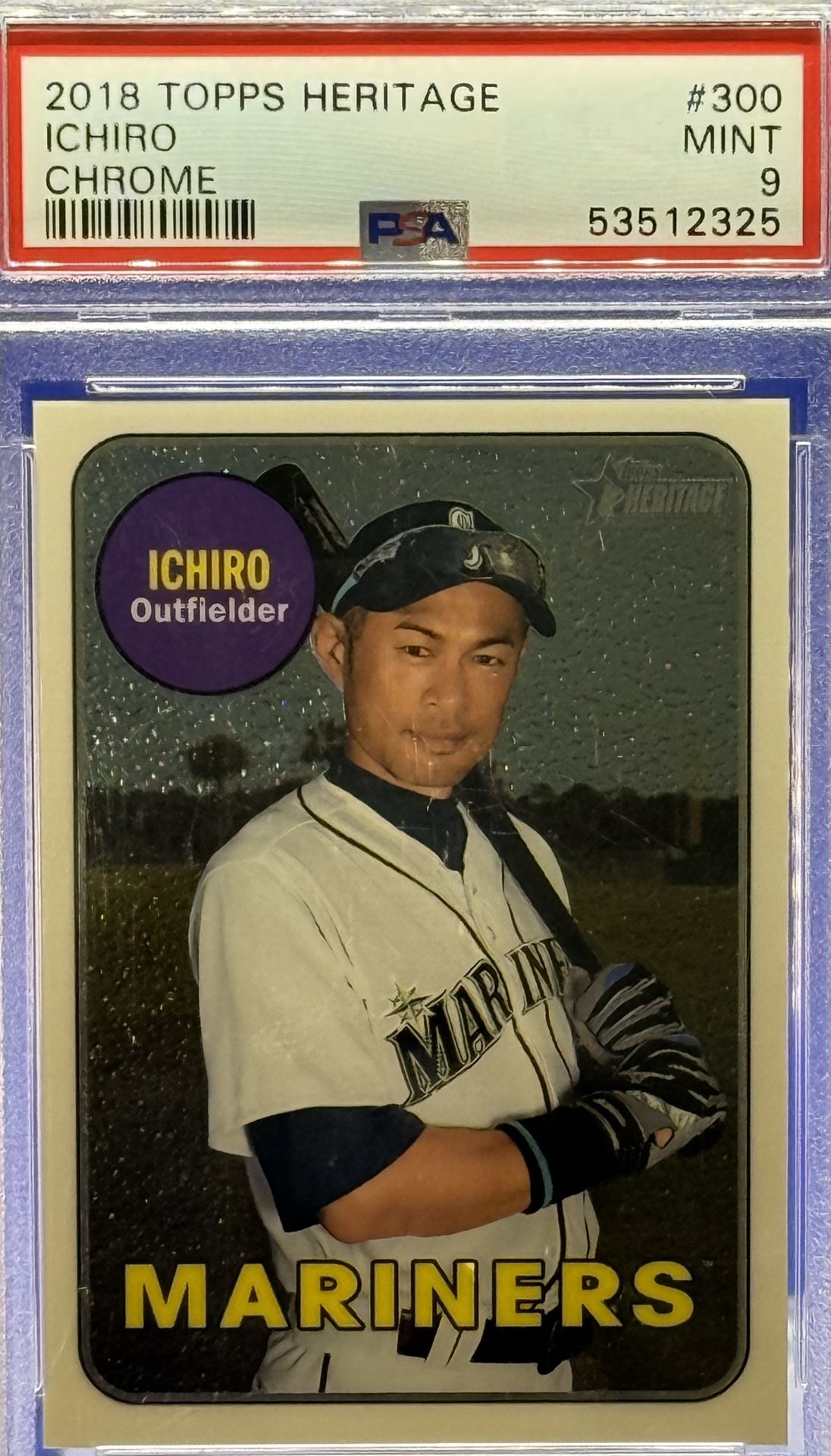 2018 TOPPS HERITAGE ICHIRO CHROME /999
