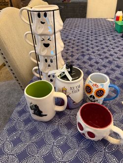 Halloween Themed Ceramic Mug Collection