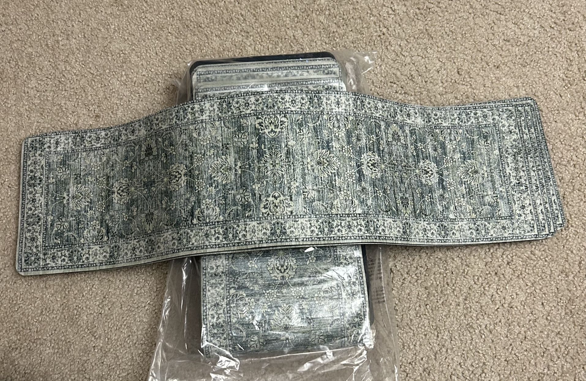 OJIA Extra Non-Slip Stair Treads for Wooden Steps, 30"X8" Indoor Stair Runners