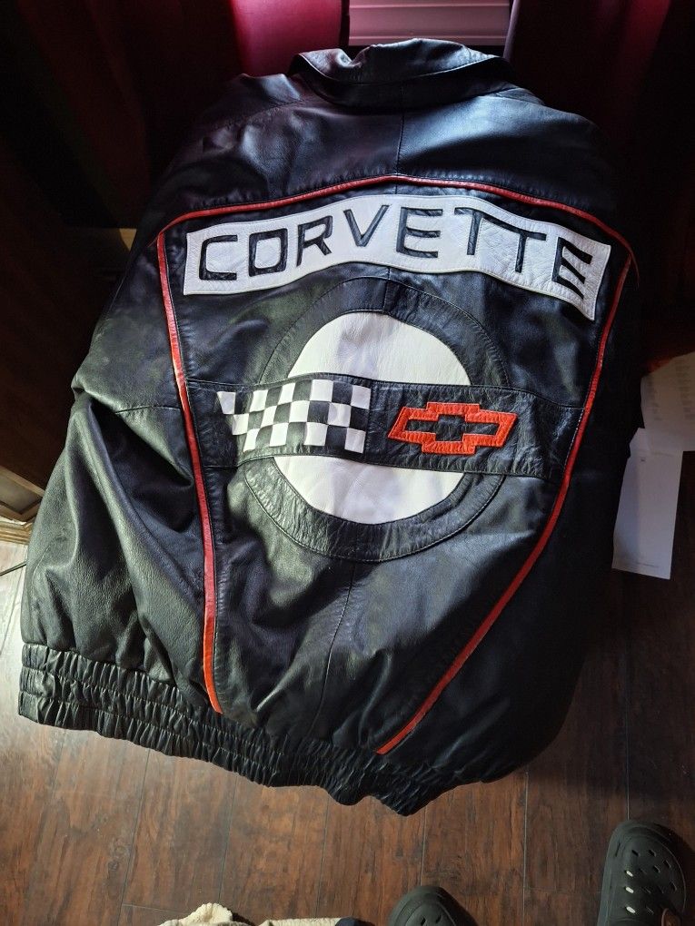 Immaculatly Kept Corvette Leather Jacket