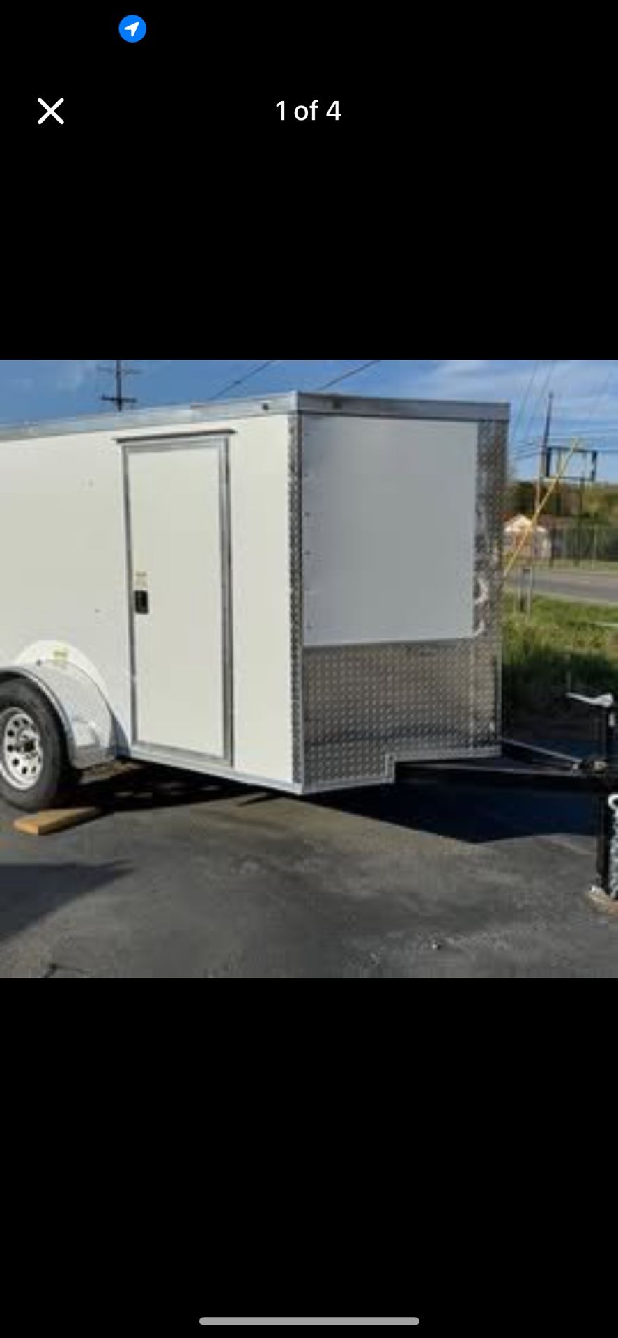 2025 Golden Cargo 5x8 SA Enclosed
