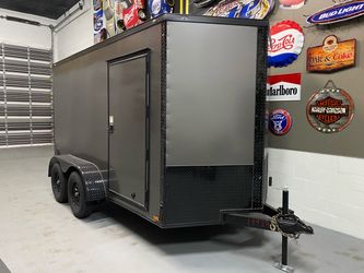NEW 6x12 ENCLOSED TRAILER