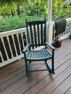 Plastic rocking chair