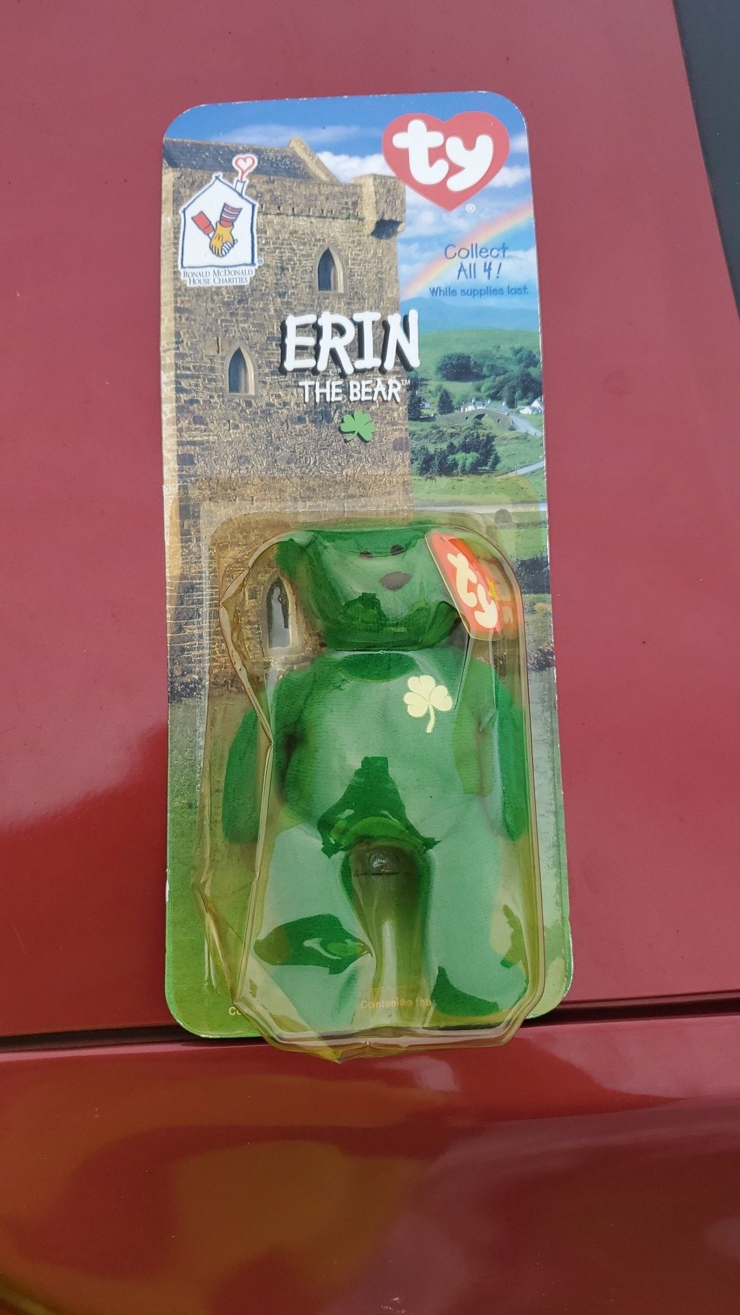 Erin the bear McDonald's beanie baby