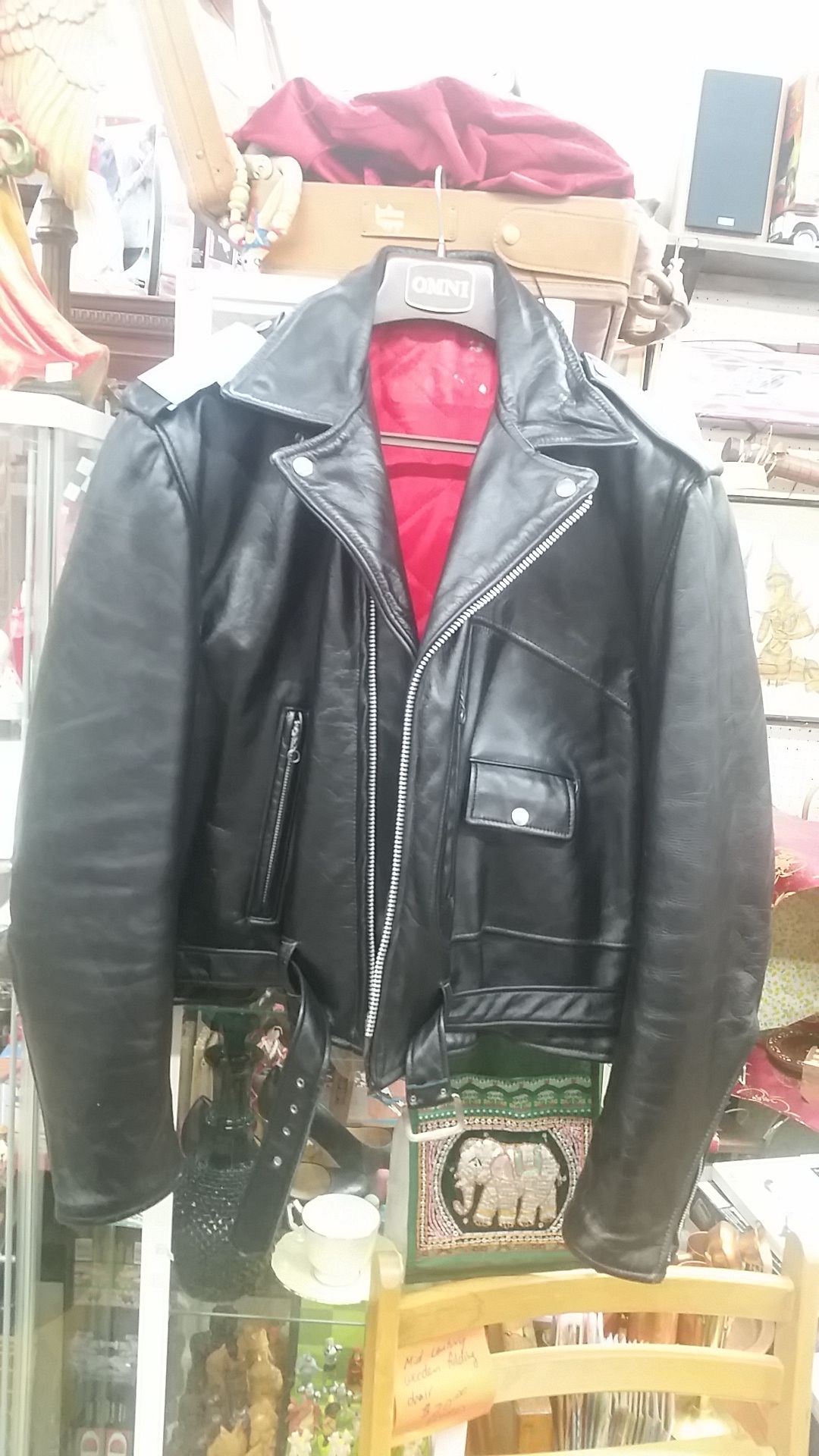 Vintage Moto Marlon Brando Wild Ones Ramones jacket size large