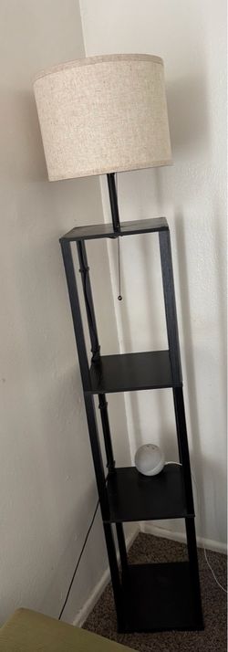 Lamps with shelves