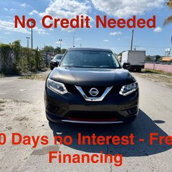 2015 Nissan Rogue 140k miles we financed with $2000 full price cash,  $4500