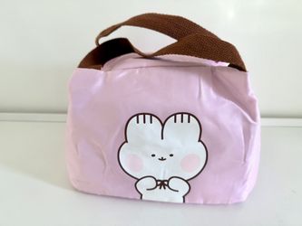 Miniso Ratora Series Lunch Bag in pink. 