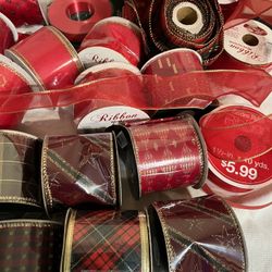 NEW! CHRISTMAS WIRE RIBBON 