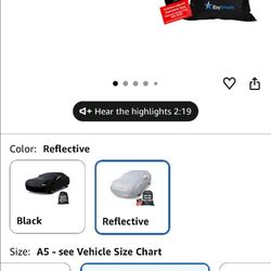 Car cover waterproof all weather.