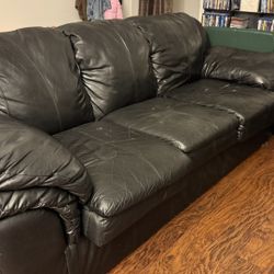 Faux Leather Couches For Sale