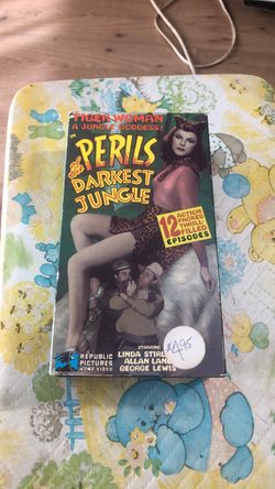 Tiger Woman A Jungle Goddess in The Perils of the Darkest Jungle Series VHS 1944