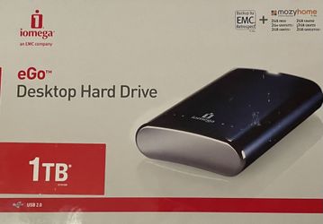 Iomega eGo 1TB USB 2.0 Desktop External Hard Drive 