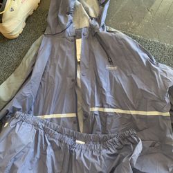 Colombia water resistant pants and zip sweater