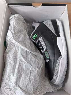 Jordan 3 Retro Green Glow 7, 7.5, 9, 9.5, 10, 10.5, 11, 14
