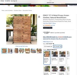 Metal Privacy Screen Outdoor