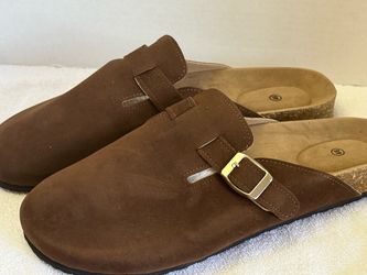 NEW Cloggs Brand Cork Suede Clogs