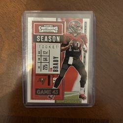 Tom Brady Panini Contenders 2020 Football Card