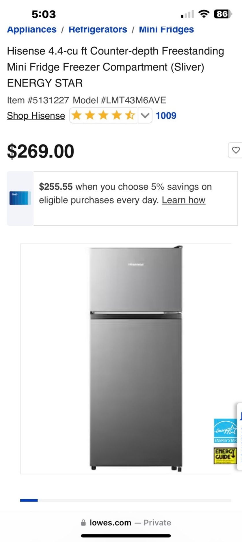 compact fridge 