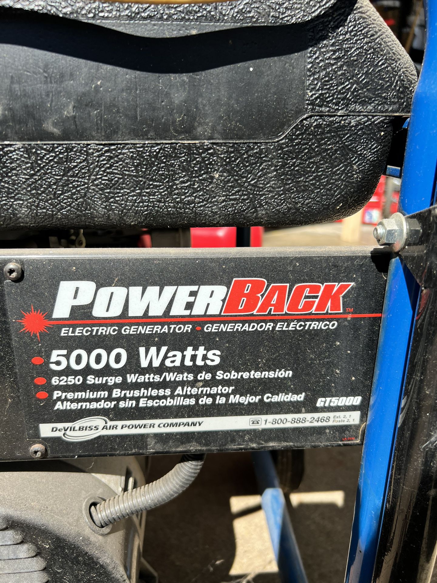 5000 Watt Generator